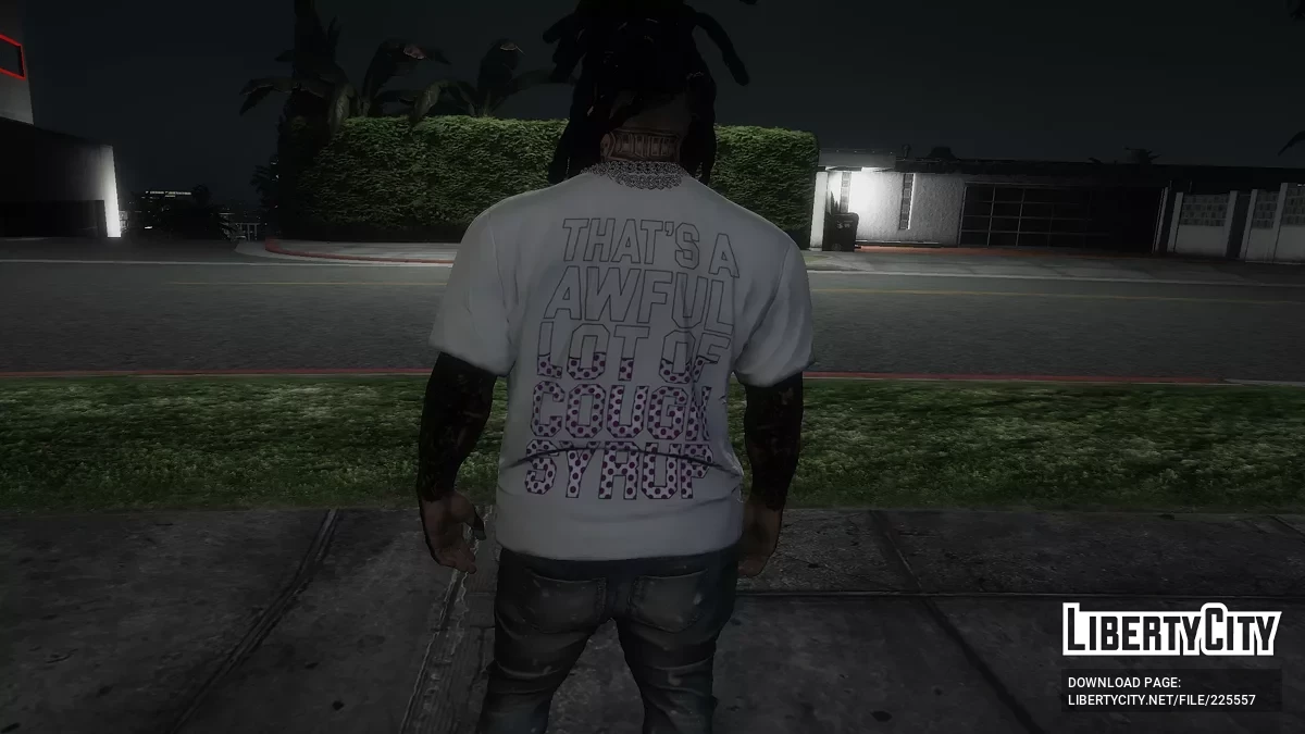 ALOCS Футболки для Франклина и мультиплеерного персонажа / GTA 5
