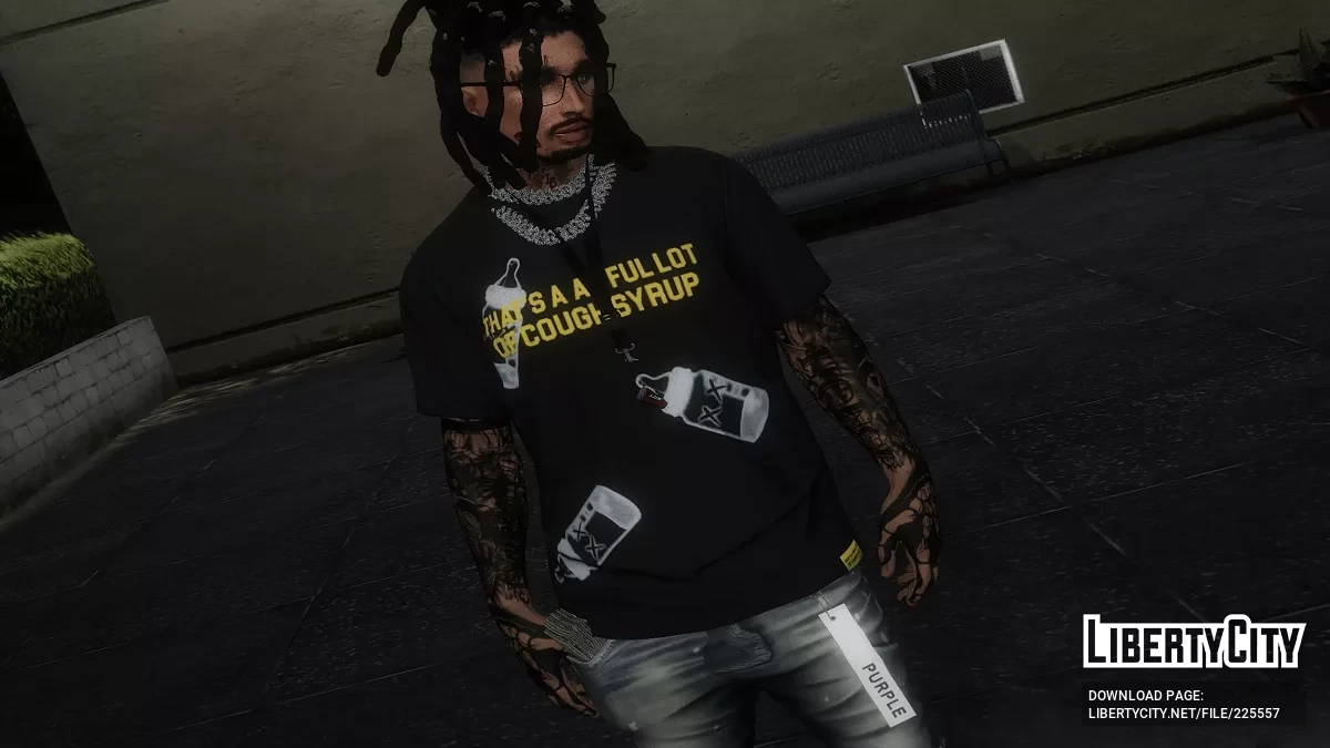 ALOCS Футболки для Франклина и мультиплеерного персонажа / GTA 5
