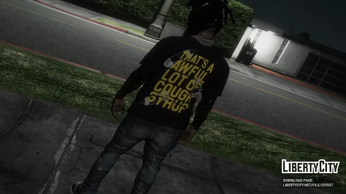 ALOCS Футболки для Франклина и мультиплеерного персонажа / GTA 5