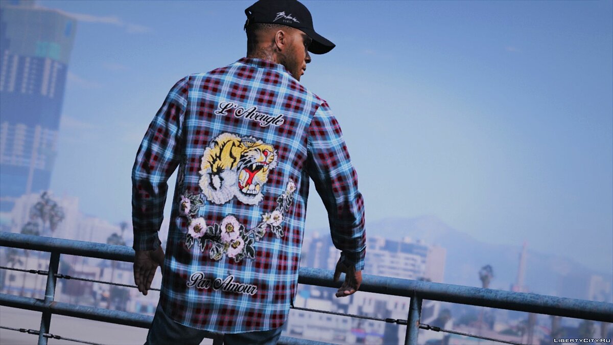 Download GUCCI flannel shirt for GTA 5