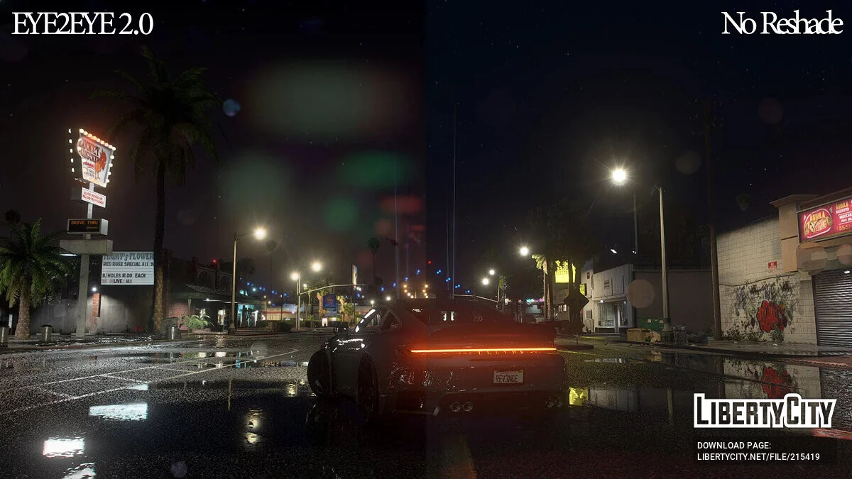 EYE2EYE ReShade preset for NVE and QuantV v2.0 / GTA 5