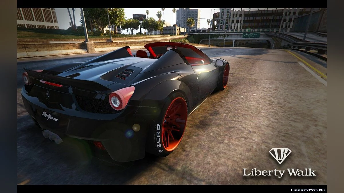 Ferrari 458 Italia Spider [LibertyWalk] / GTA 5