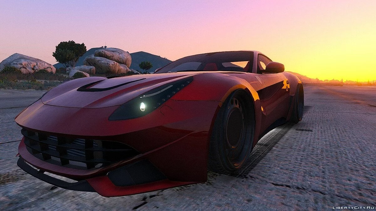 F12 N-Largo Rosso DTD Edition [Air Ride System/Add-On] 1.0 / GTA 5