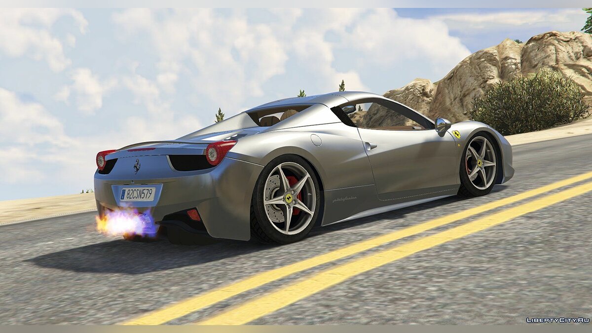 Скачать Ferrari 458 Spider 2013 [Add-On | Tuning | Livery] 1.0 для GTA 5