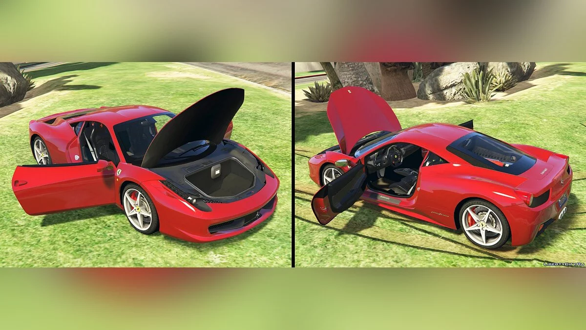 Ferrari 458 Italia & Spider (2 Cars Pack) [Add-On / Replace | Tuning | Livery] 2.5 / GTA 5