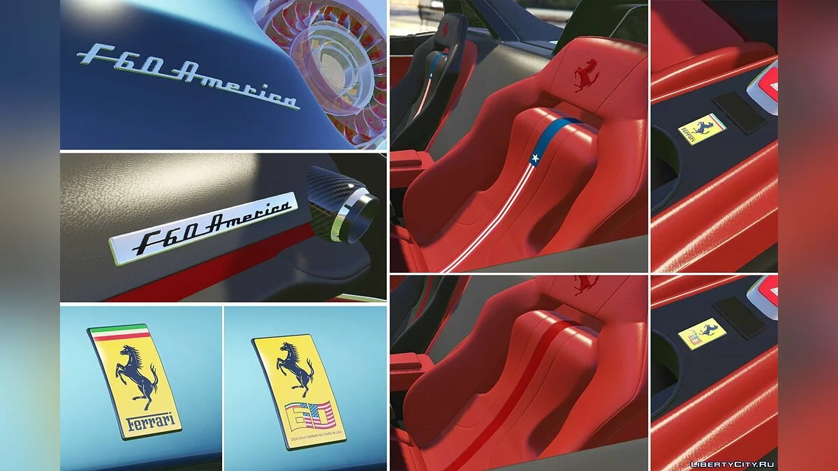 Ferrari F12 TRS & F60 America (2 Cars Pack) [Add-On | Tuning | Livery] 1.6 / GTA 5