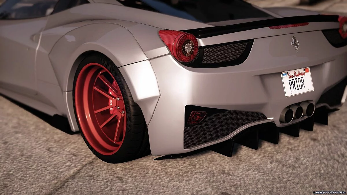 Prior Design Ferrari 458 Widebody [Add-On | Tuning | Liveries] 1.3 / GTA 5