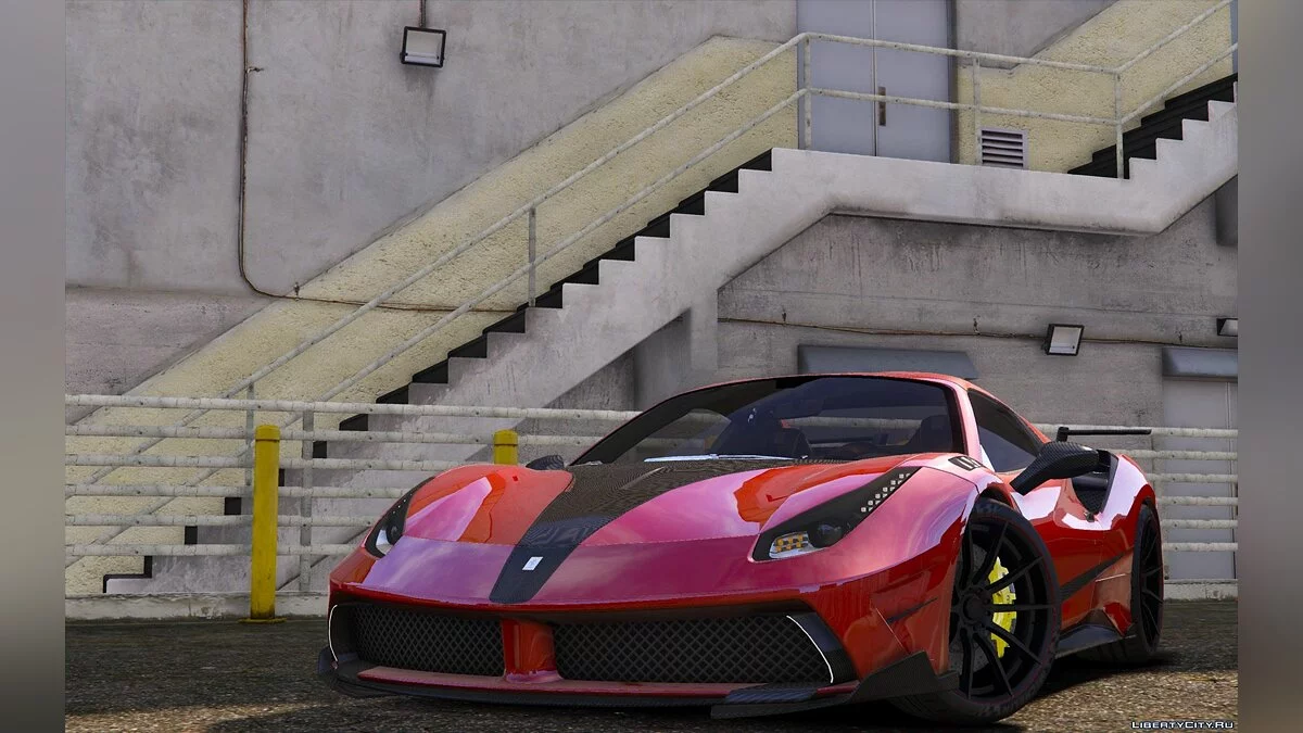 Ferrari 488 Mansory SIRACUSA 4XX [ADD-ON] V2.1 / GTA 5