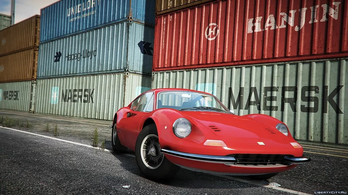 1969 Ferrari Dino 246 GT [Add-On | LODs | Template] 1.1 / GTA 5