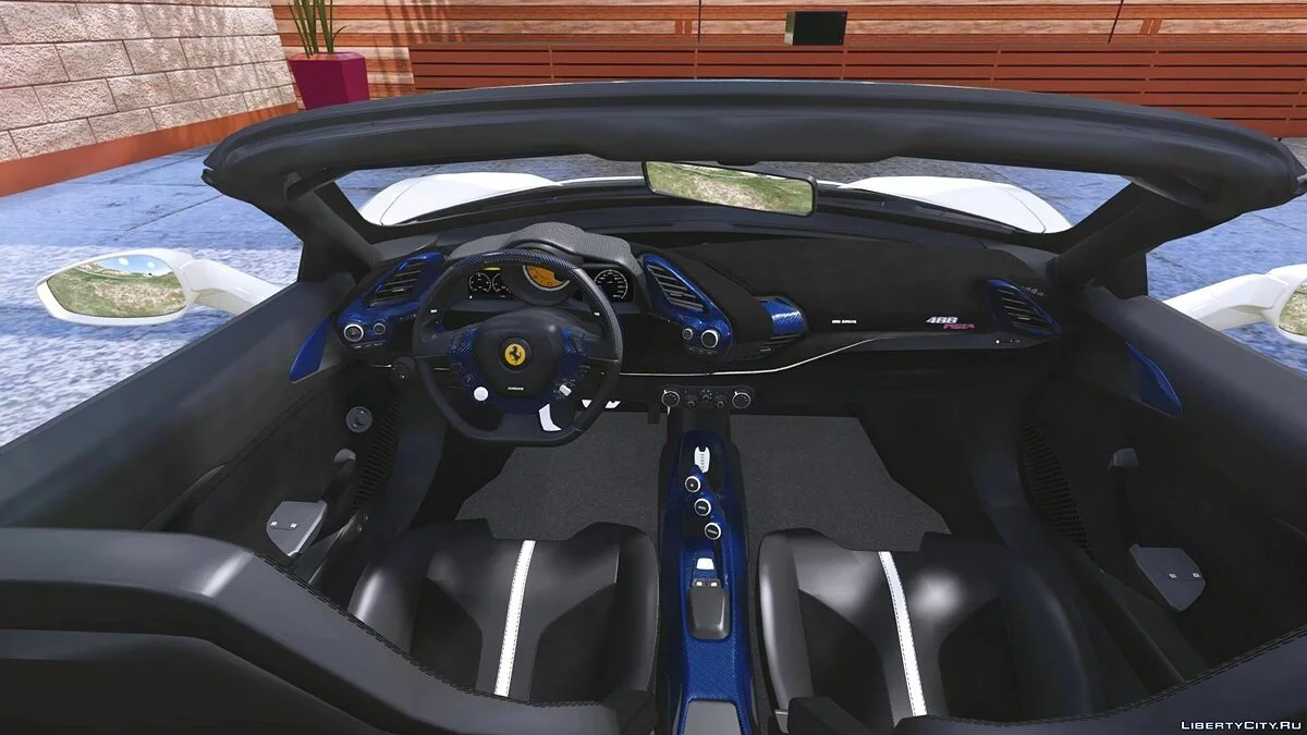 2019 Ferrari 488 Pista SPIDER [Animated Roof][ADD-On/Template] / GTA 5
