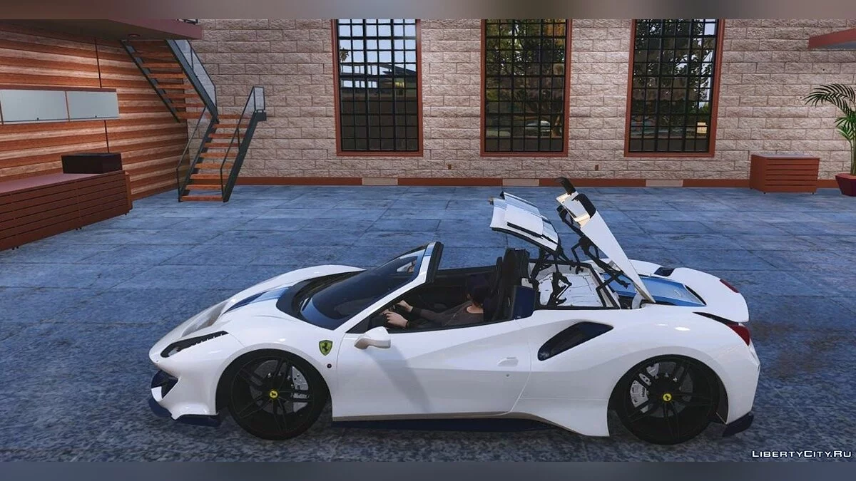 2019 Ferrari 488 Pista SPIDER [Animated Roof][ADD-On/Template] 1.0 / GTA 5