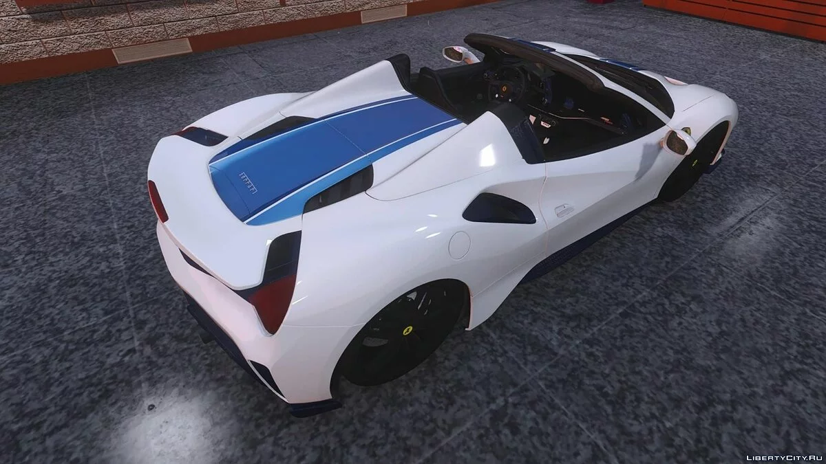 2019 Ferrari 488 Pista SPIDER [Animated Roof][ADD-On/Template] 1.0 / GTA 5