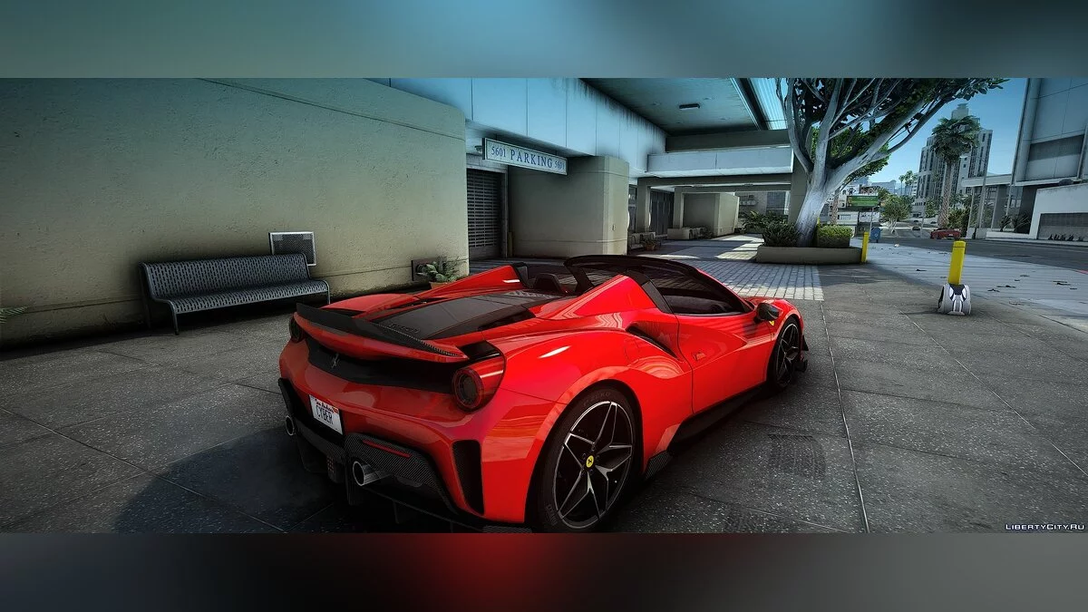 Ferrari Pista 488 Spider 2019 [Add-On | Extras | Wheels | Animated Roof | Template | LODs] 1.1 / GTA 5
