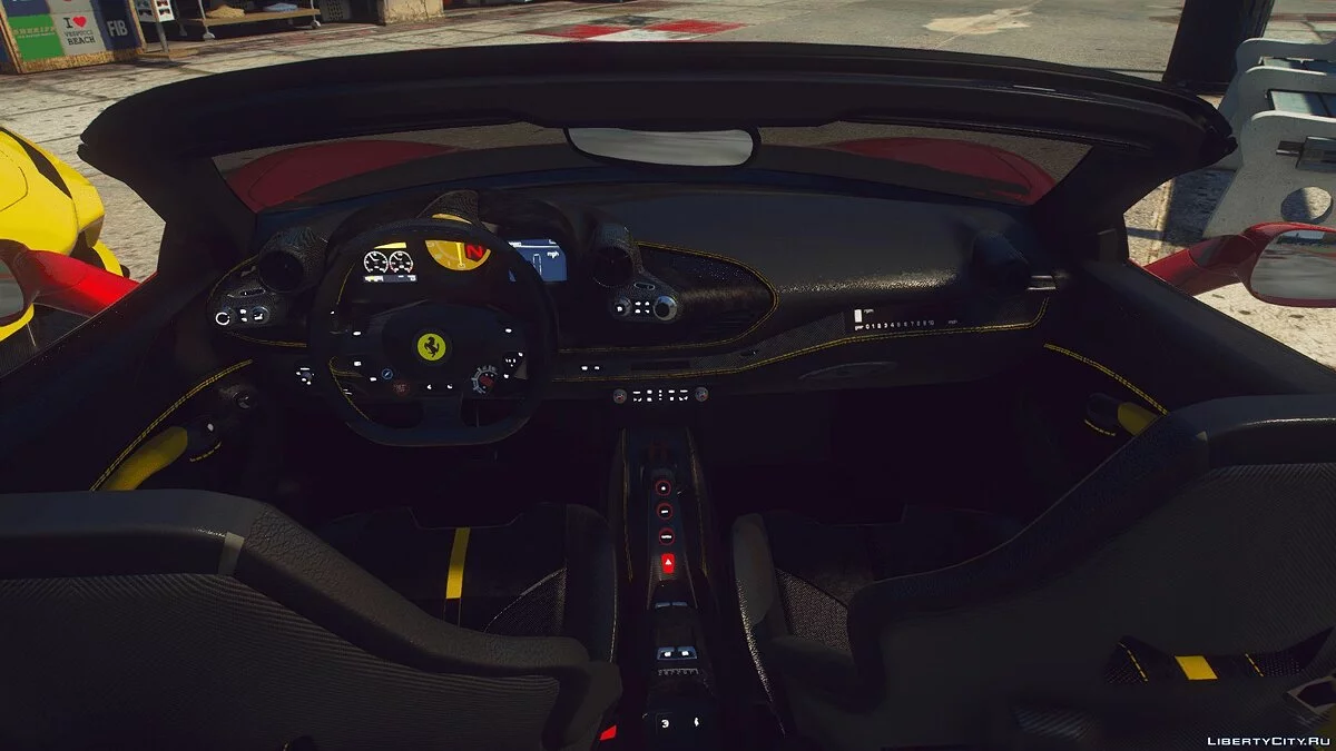 2021 Ferrari F8 Spider [Add-On | Animated Roof | Extra Roof] 1.2 (Final) / GTA 5