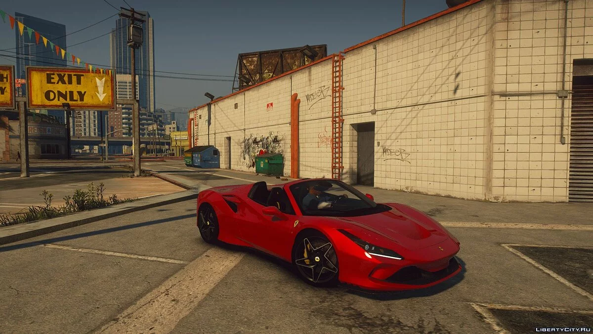 2021 Ferrari F8 Spider [Add-On | Animated Roof | Extra Roof] 1.2 (Final) / GTA 5