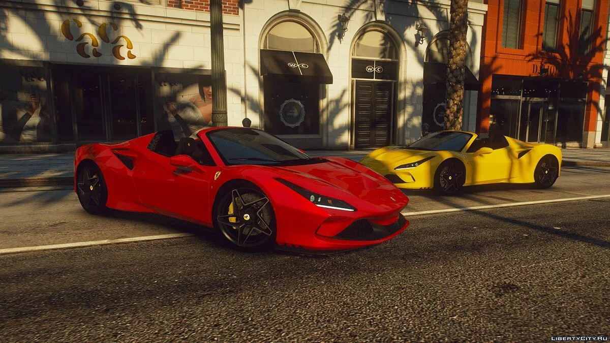 2021 Ferrari F8 Spider [Add-On | Animated Roof | Extra Roof] 1.2 (Final) / GTA 5