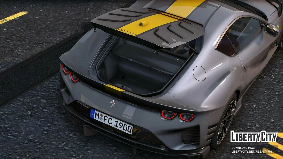 Ferrari 812 Competizione 2021 v1.0 / GTA 5