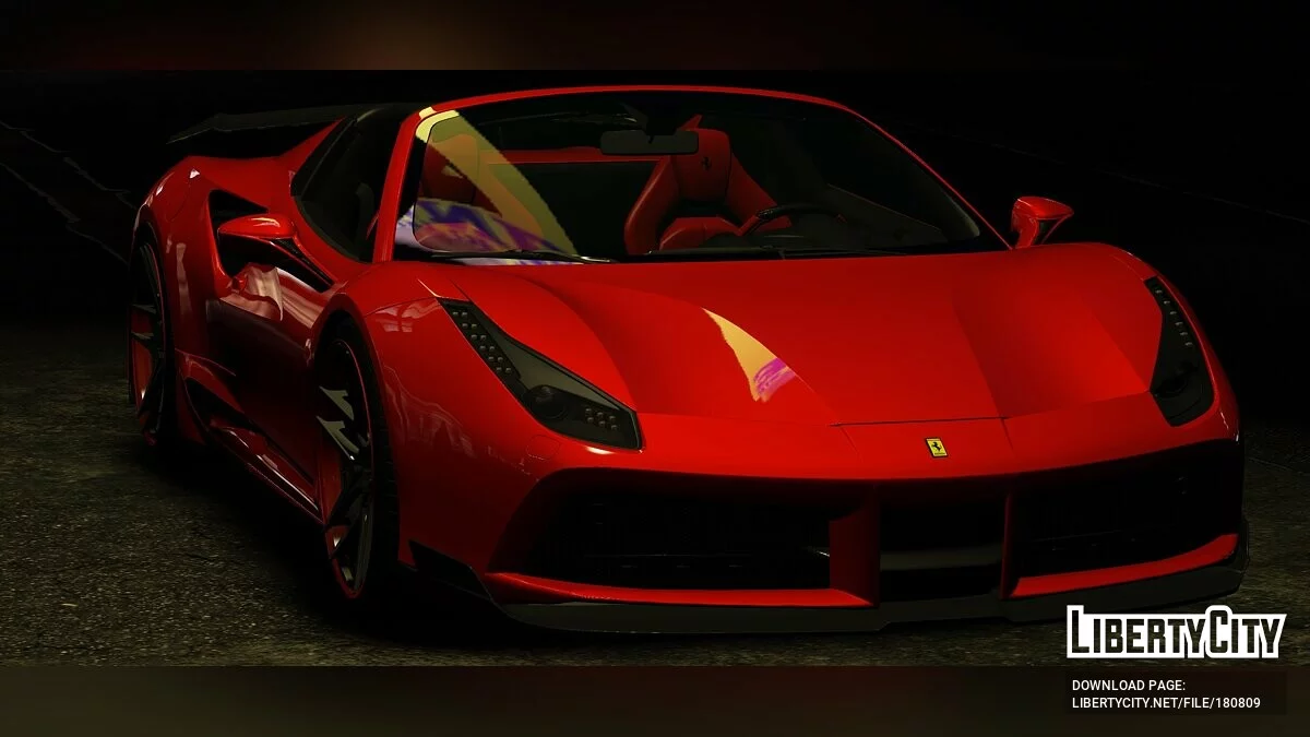 Ferrari 488 GTB Spider NOVITEC N-LARGO / GTA 5
