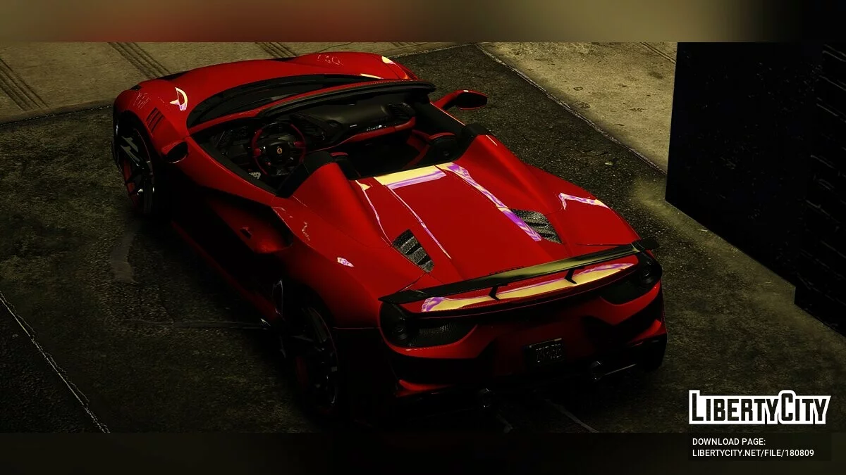Ferrari 488 GTB Spider NOVITEC N-LARGO / GTA 5