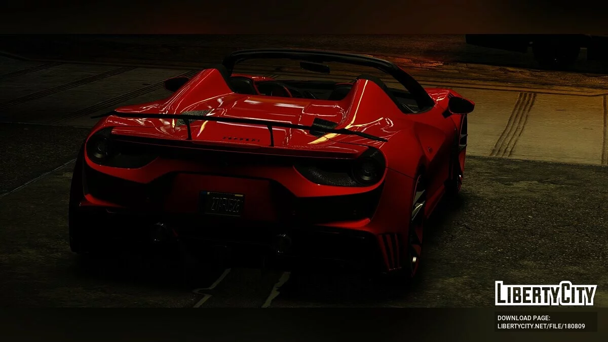 Ferrari 488 GTB Spider NOVITEC N-LARGO / GTA 5