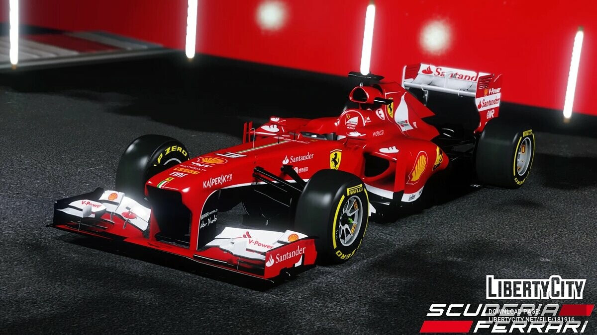 Скачать 2013 Ferrari F138 [Add-On] 1.2 для GTA 5