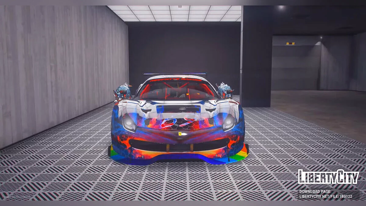 Ferrari 488 GT3 Wolf Edition / GTA 5