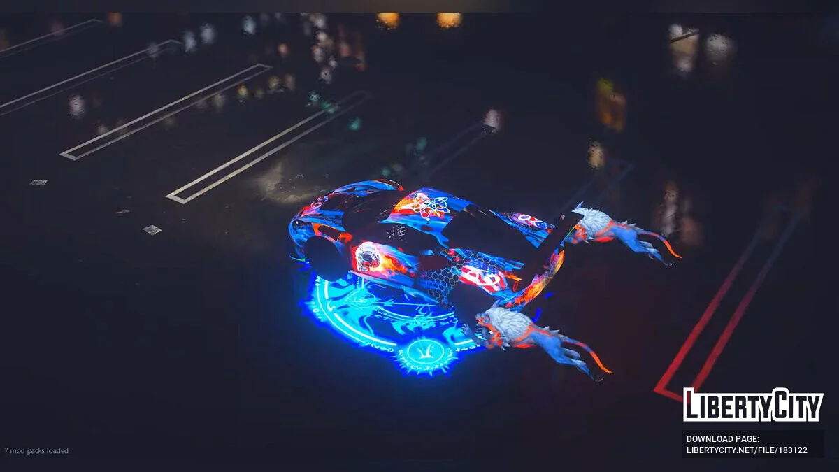 Ferrari 488 GT3 Wolf Edition / GTA 5