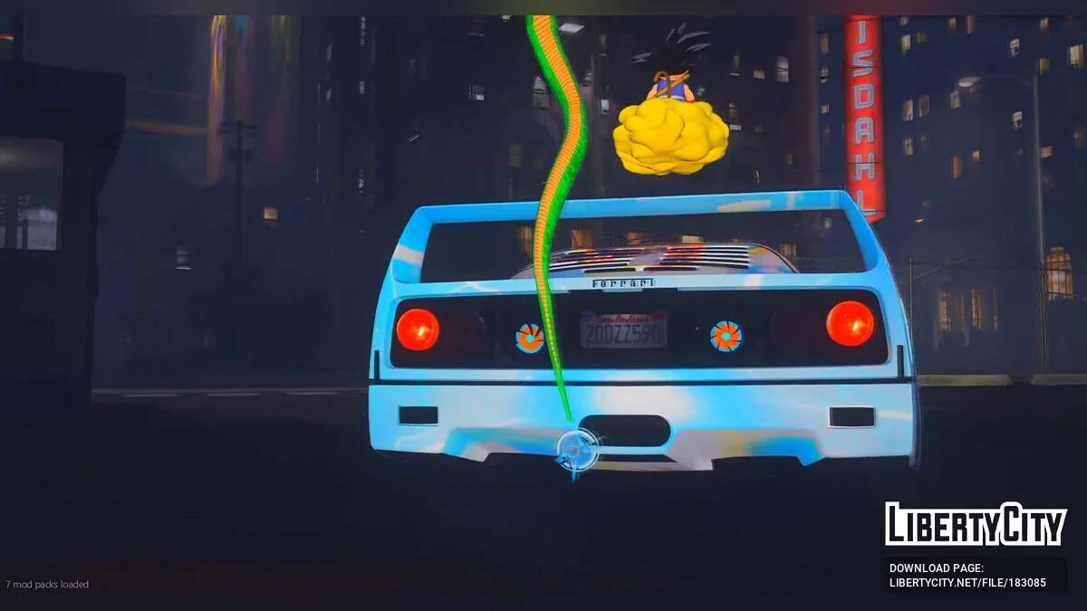 Ferrari F40 Dragon Ball Z Edition / GTA 5