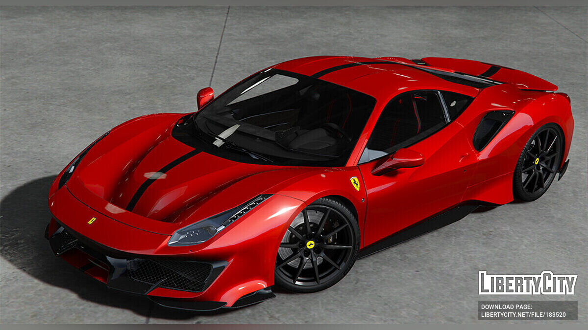 Ferrari 488 Pista 2019 v1.0 для GTA 5 - Картинка #1