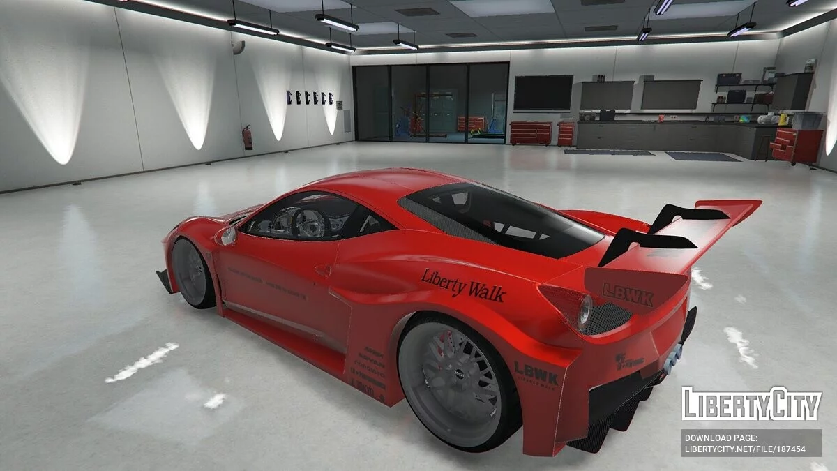 Ferrari 458 Italia Liberty Walk Silhouette / GTA 5