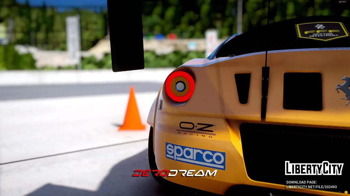 Ferrari 599 GTB Fiorano Formula Drift v1.0 / GTA 5