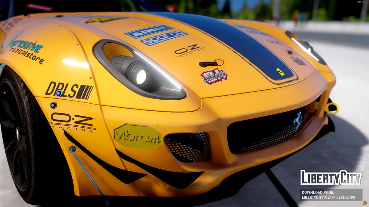 Ferrari 599 GTB Fiorano Formula Drift v1.0 / GTA 5