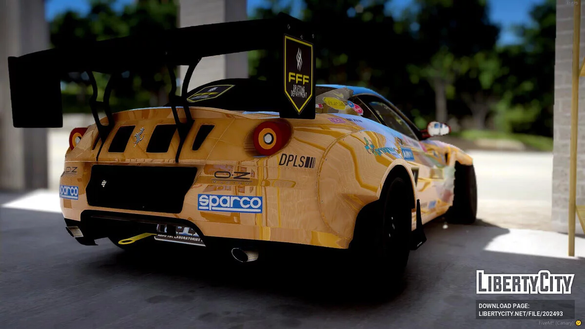 Ferrari 599 GTB Fiorano Formula Drift v1.0 / GTA 5