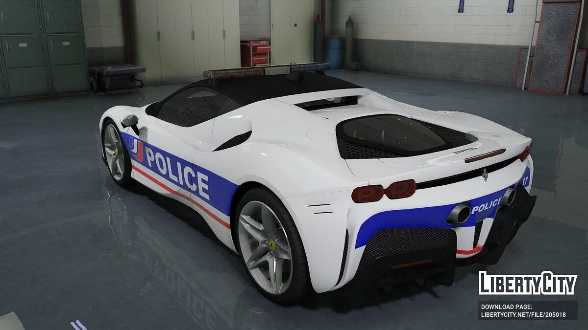 Ferrari SF90 Police Nationale v1.0 / GTA 5