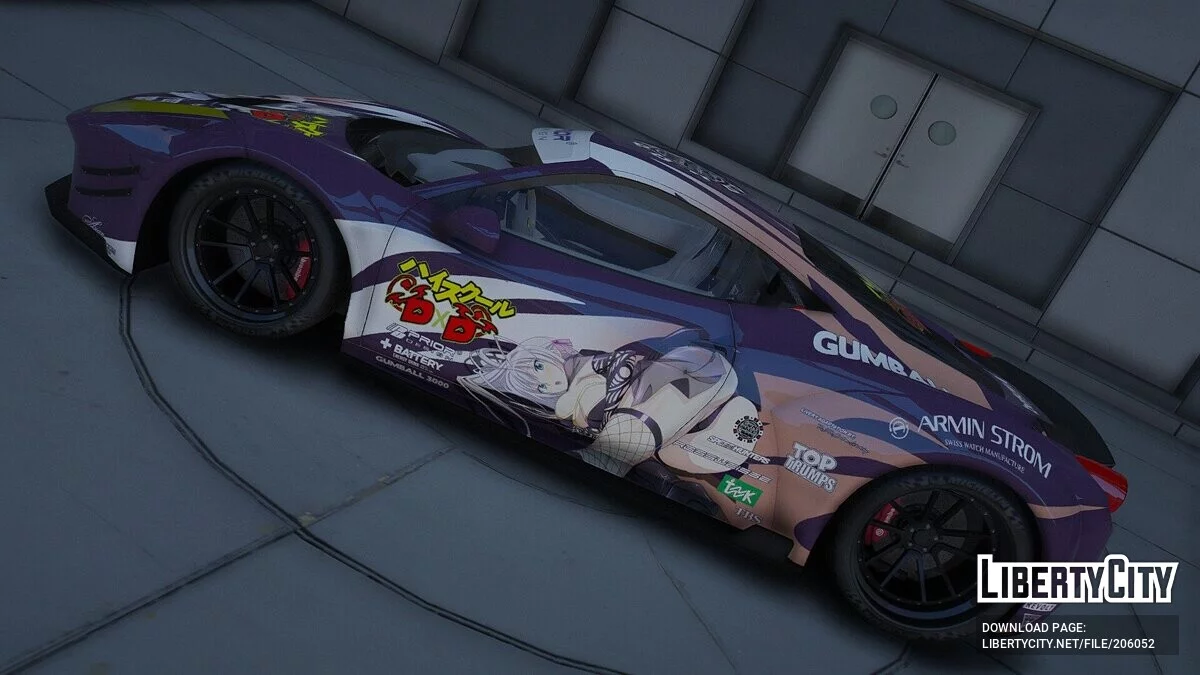 Prior Design Ferrari 458 Widebody High School DxD / GTA 5