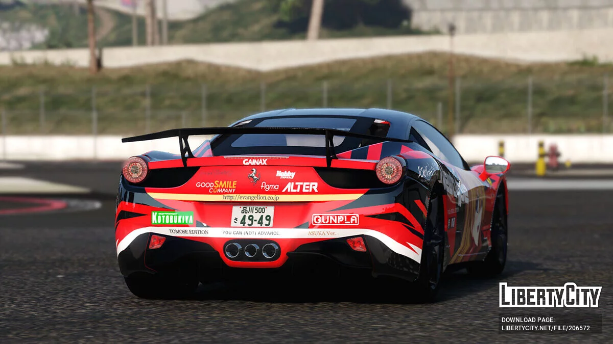 Ferrari 458 Italia Evangelion 2.0 / GTA 5