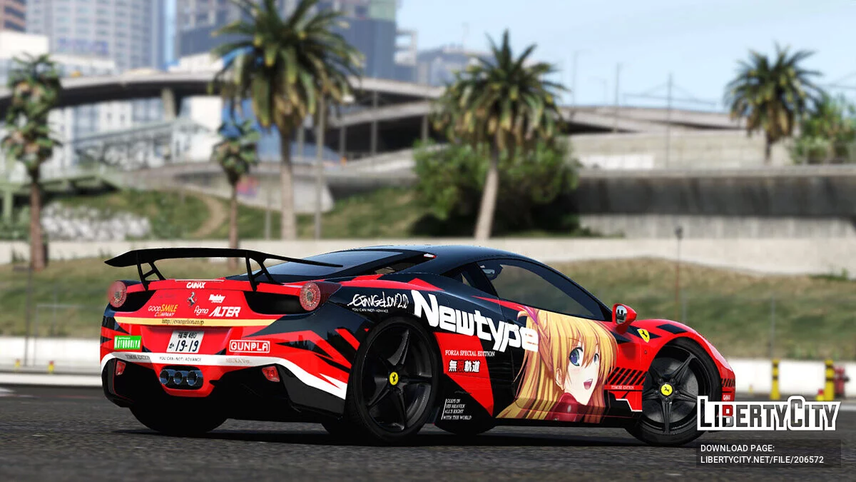 Ferrari 458 Italia Evangelion 2.0 / GTA 5