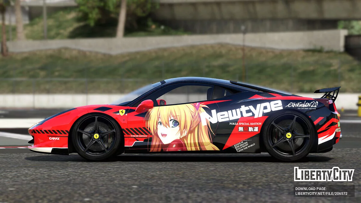 Ferrari 458 Italia Evangelion 2.0 / GTA 5