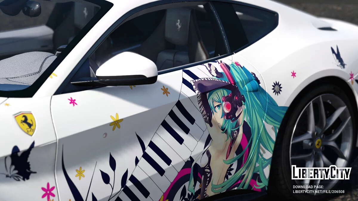 Ferrari F12 Berlinetta Hatsune Miku / GTA 5