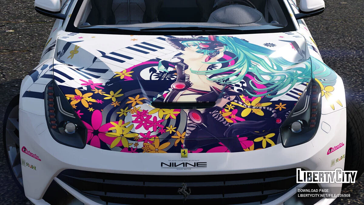 Ferrari F12 Berlinetta Hatsune Miku / GTA 5