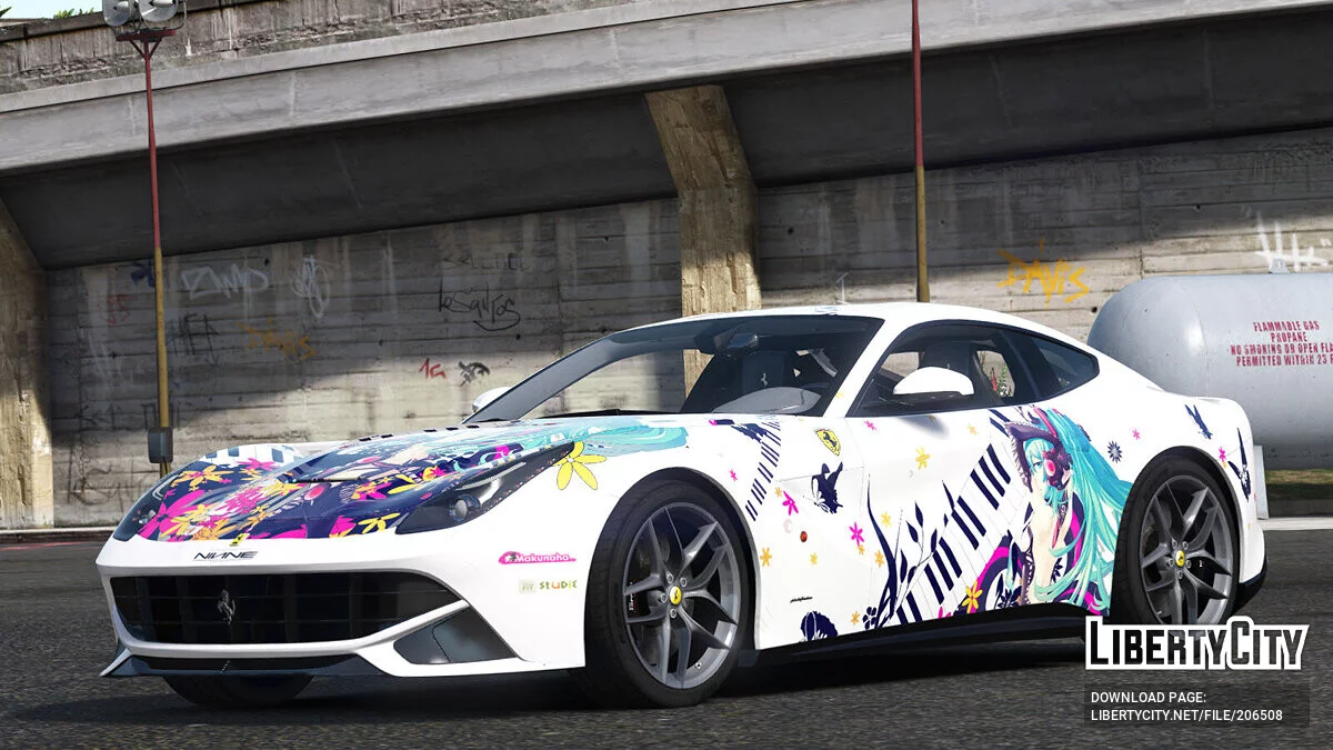 Ferrari F12 Berlinetta Hatsune Miku / GTA 5