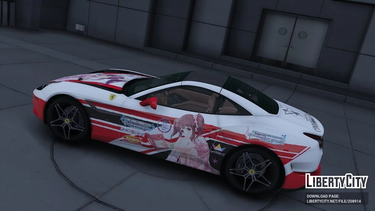 2015 Ferrari California T Itasha Chieri Ogata / GTA 5
