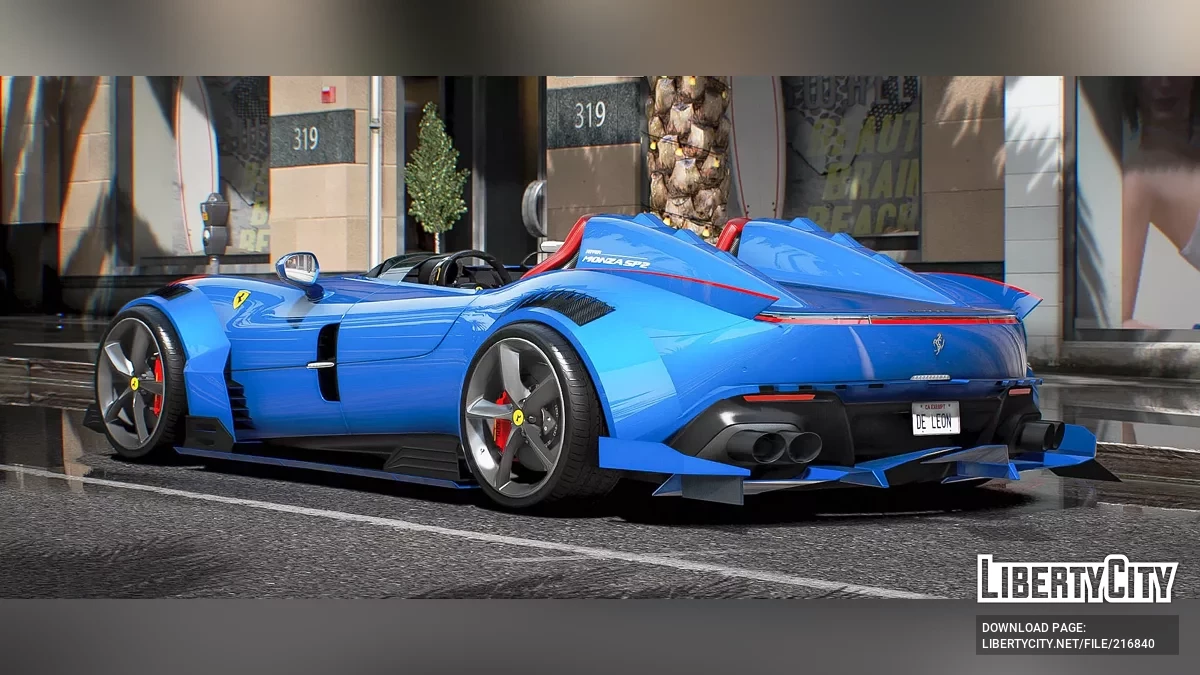 Ferrari Monza Widebody Custom / GTA 5