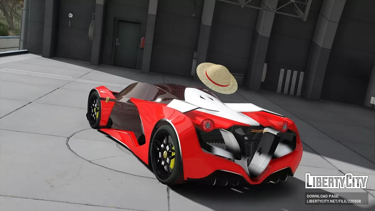Ferrari Impronta 3D Luffy Gear 4 Wano Dinamic / GTA 5