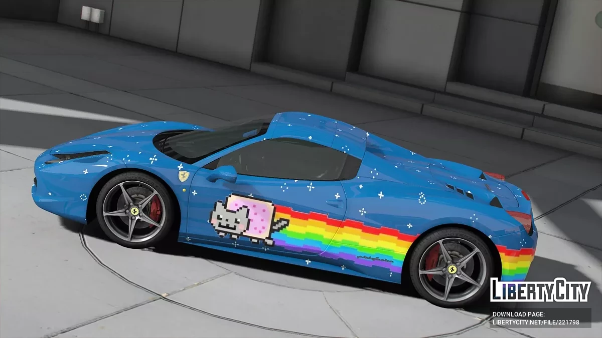Ferrari 458 Spyder Deadmau5 Purrari / GTA 5