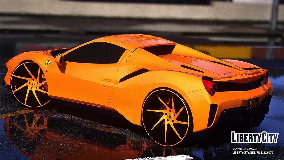 Ferrari 488 Pista on Forgiatos / GTA 5