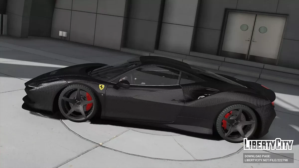 2020 Ferrari F8 Tributo Carbon / GTA 5