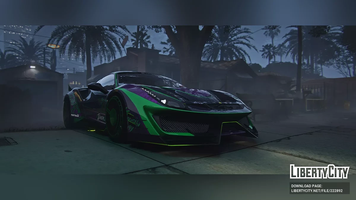 Ferrari 488 Pista Joker / GTA 5