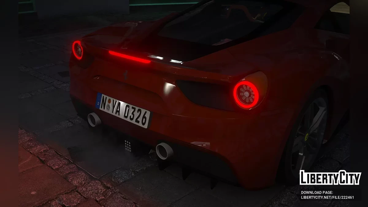 Ferrari 488GTB 2015 v1.0 / GTA 5