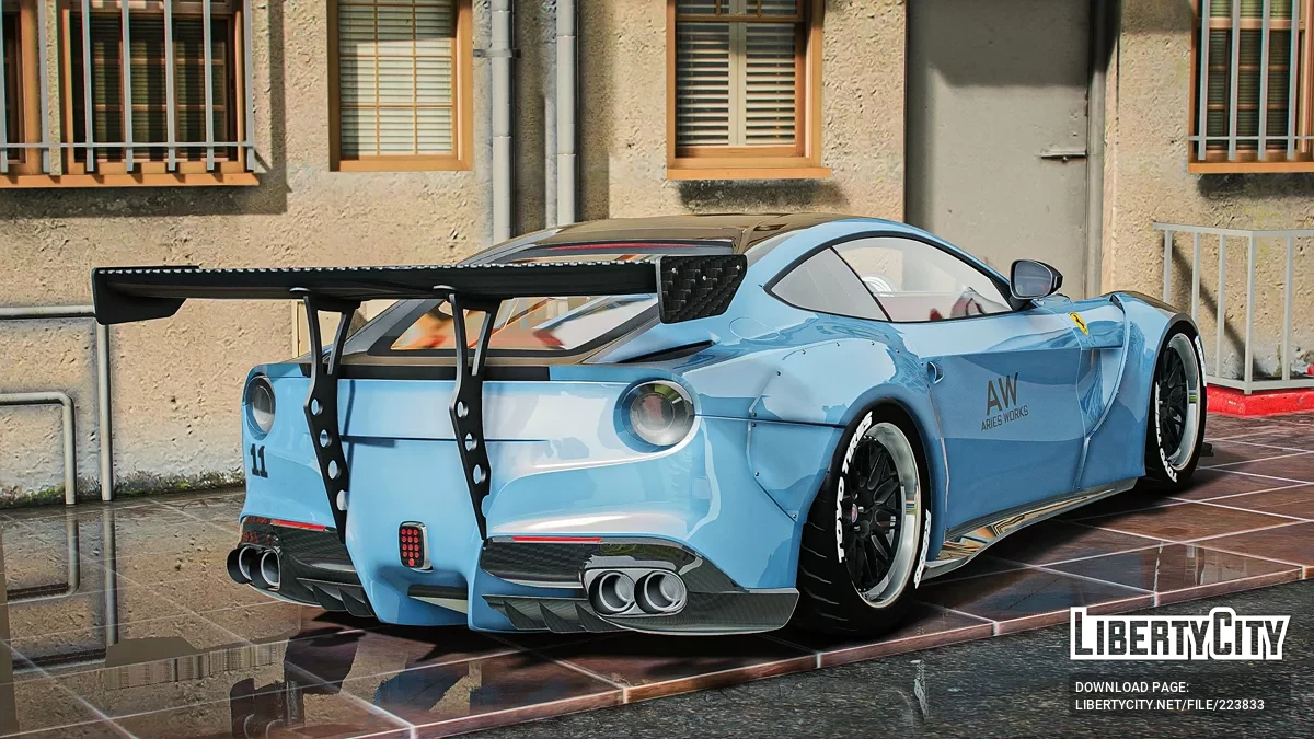 Custom Twin Turbo Ferrari F12 / GTA 5